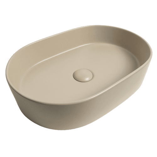 Petra Pill Matte Ecru Sand Basin