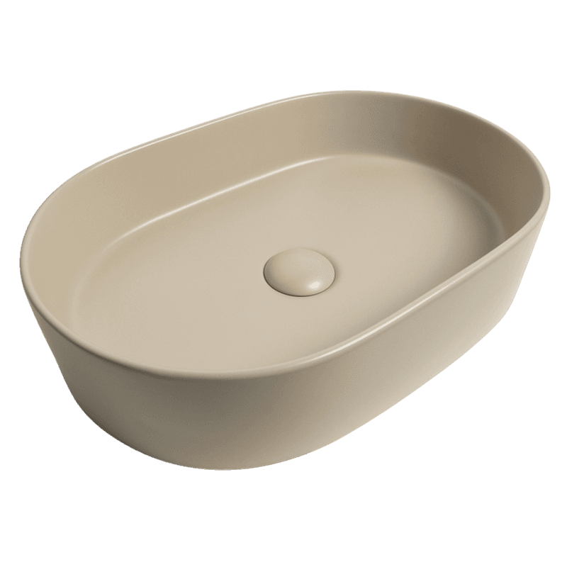 Petra Pill Matte Ecru Sand Basin