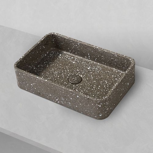 Terrazzo Grey 'Altum' Rectangle 500mm Basin