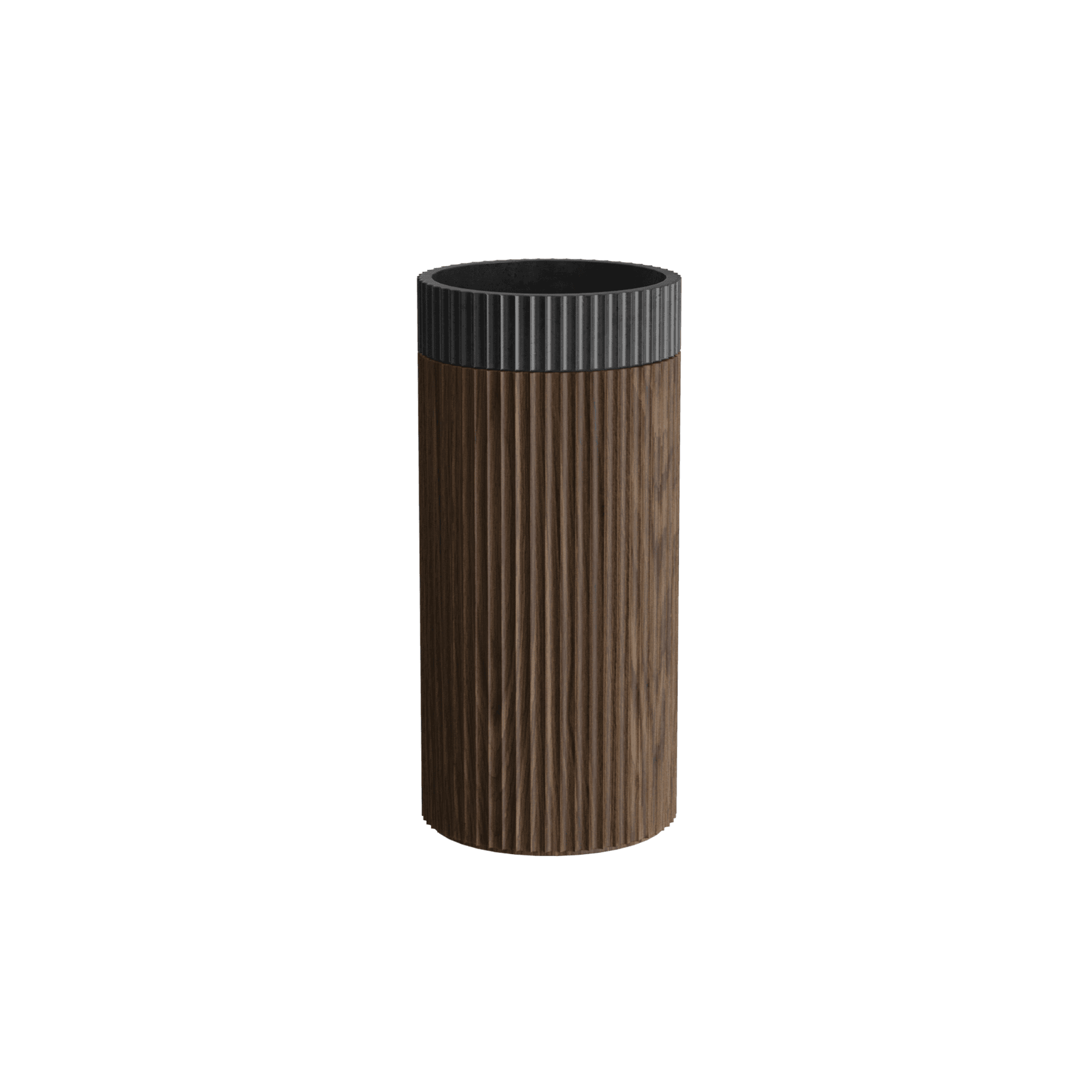 Doric Round Basin With Timber Pedestal