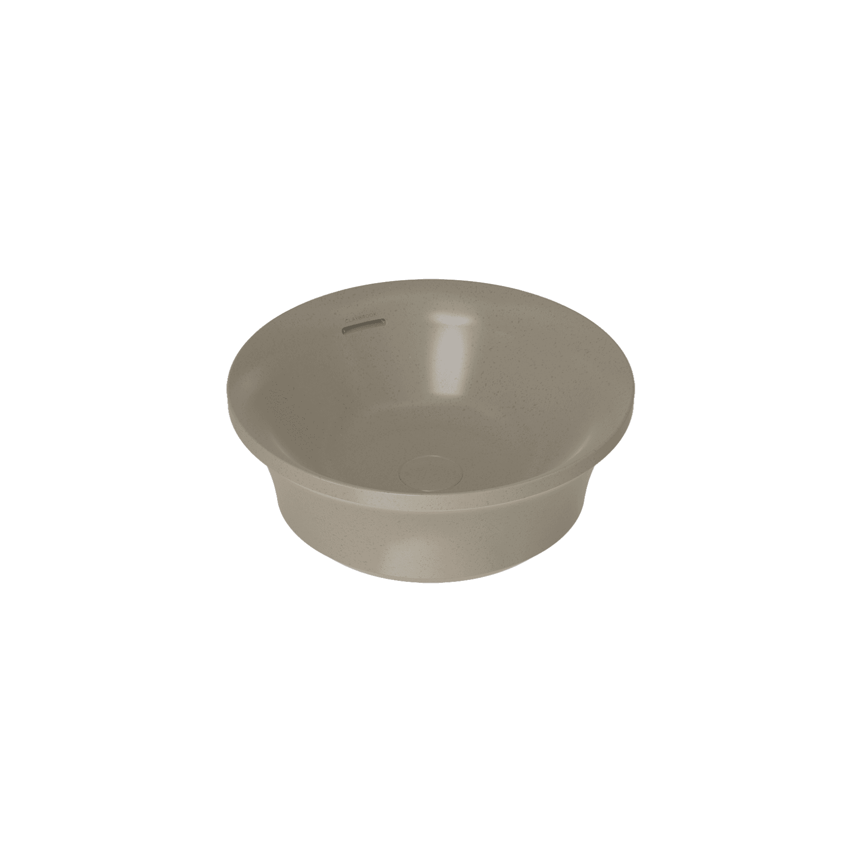 Flute Round Vessel Basin