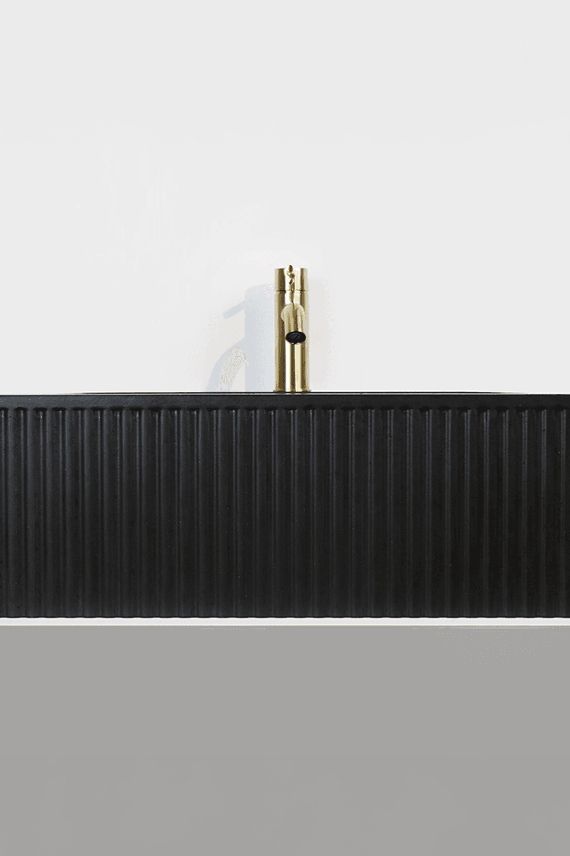 Bare Fluted Wall Basin