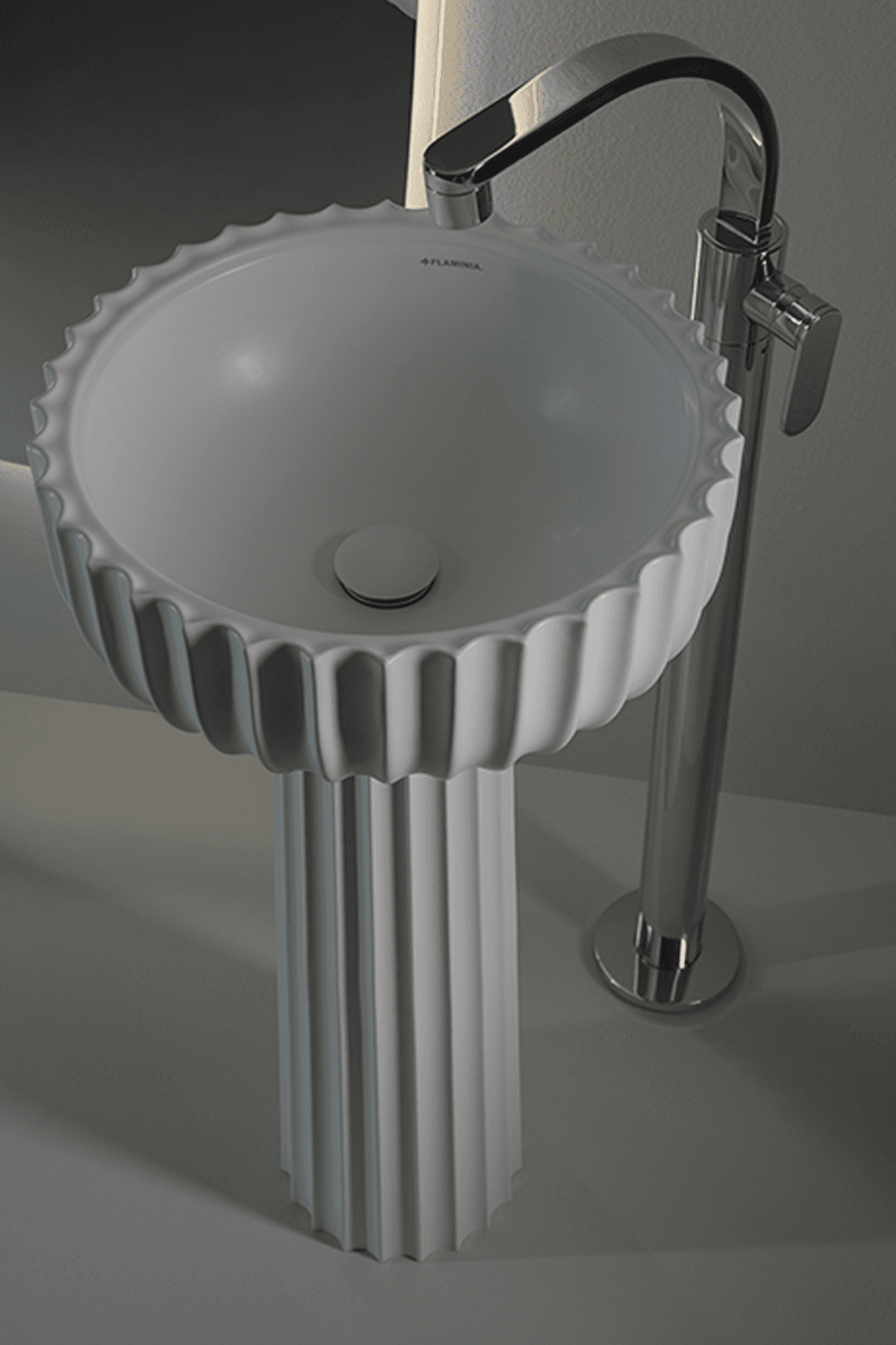 Settecento Pedestal For 44/50 Vessel Basin