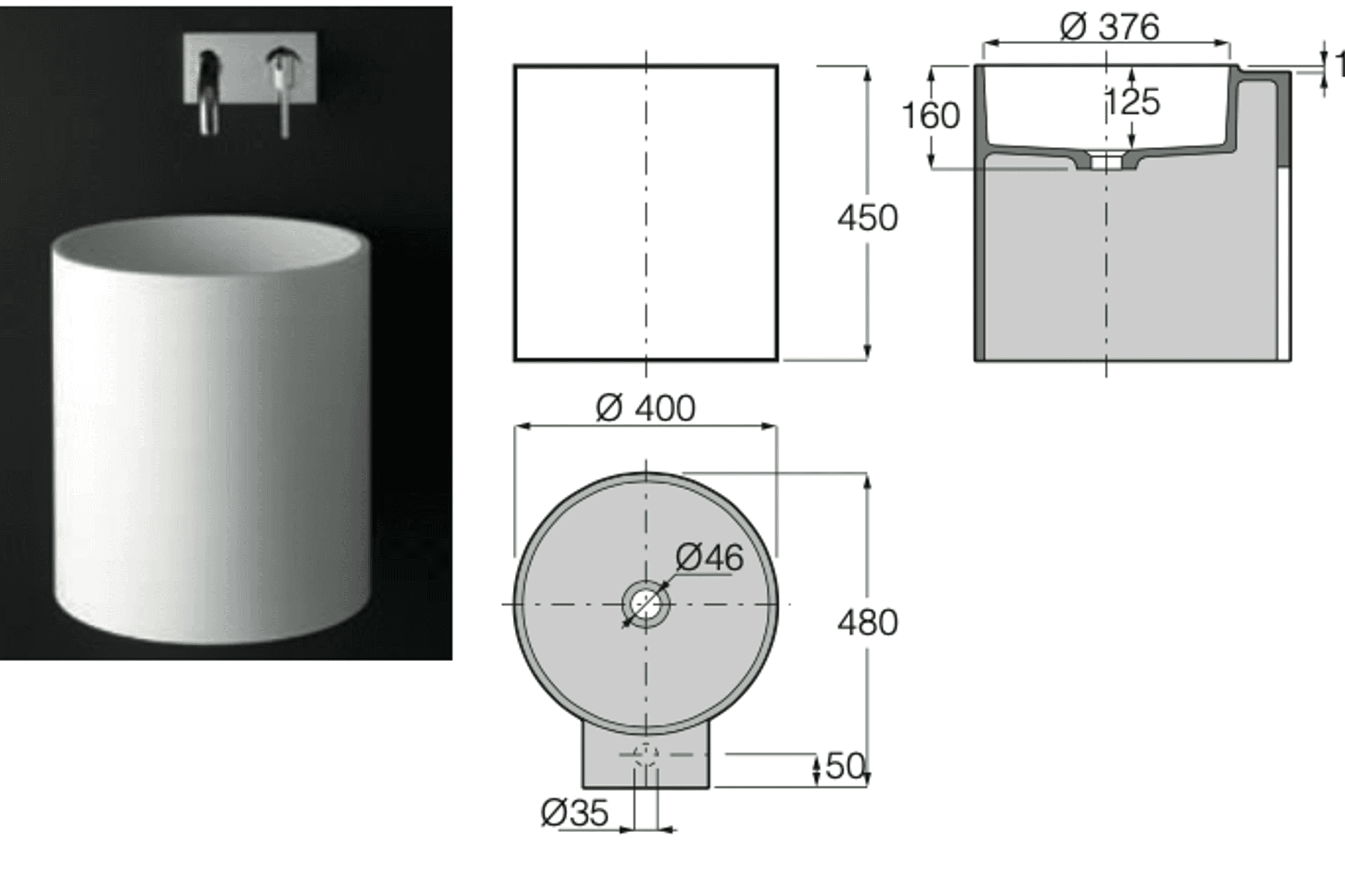PHC Washbasin by Boffi