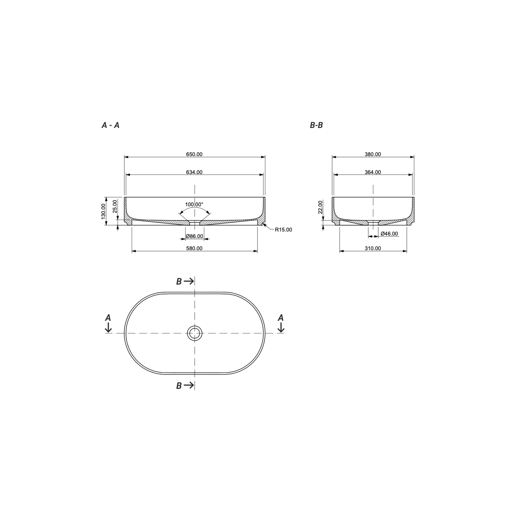 Aqvato Gaia Bathroom Basin