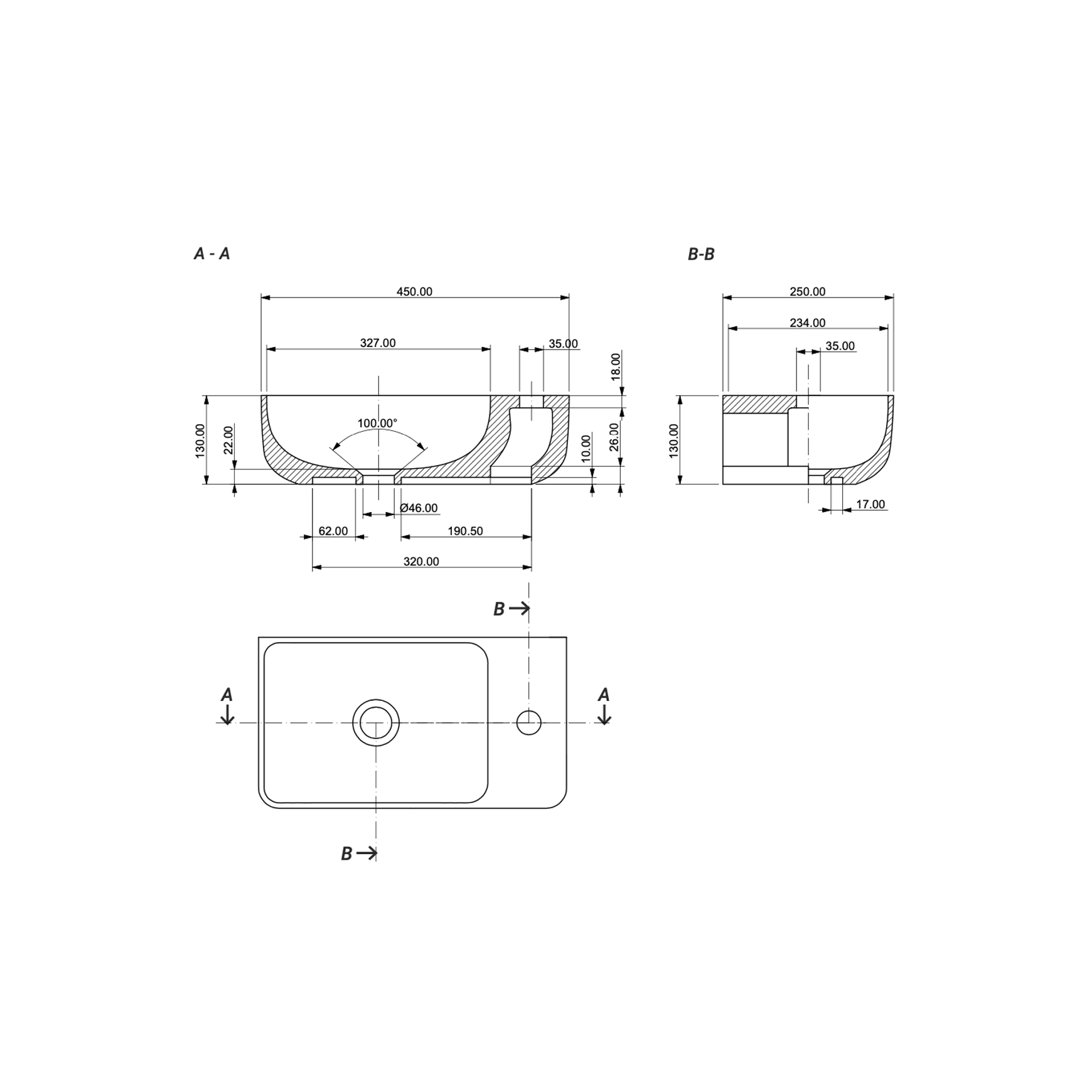 Aqvato Iris Bathroom Basin