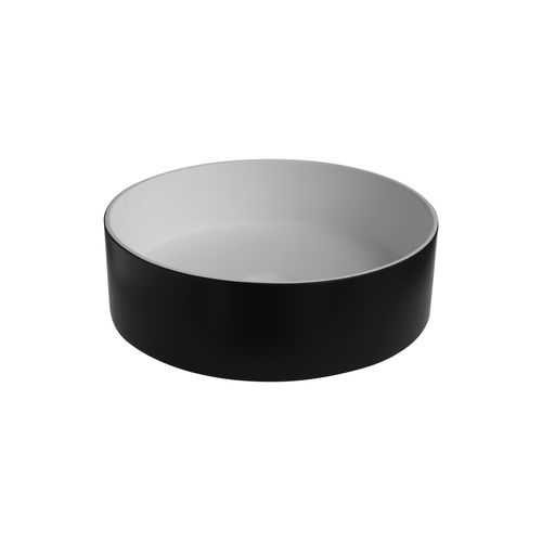 iStone Round Basin 380 x 110mm Matte Black