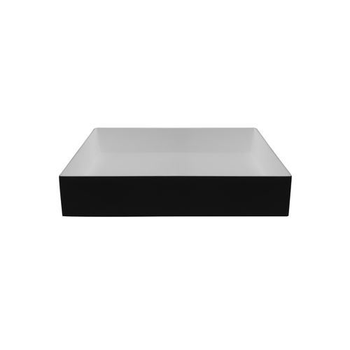 iStone Rectangle Basin 580 x 380 x 110mm Matte Black