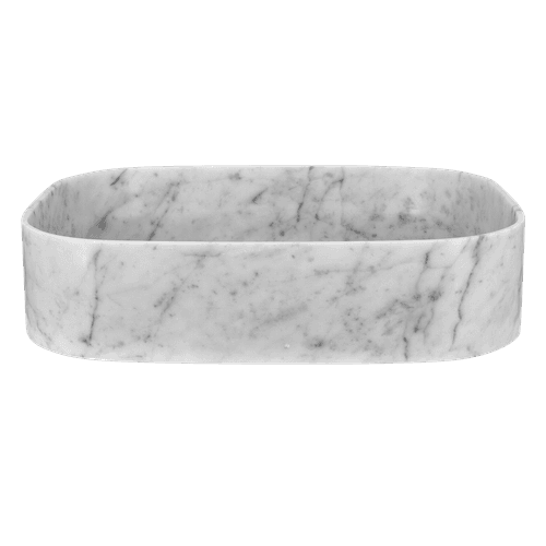 iStone Soft Square Basin 480 x 380mm Natural Marble