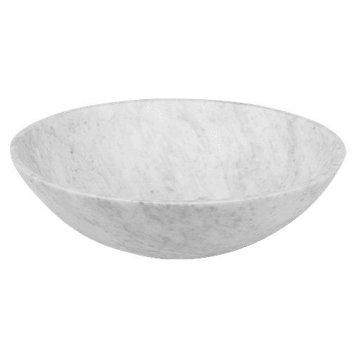 iStone Round Basin 400 x 130mm Natural Marble