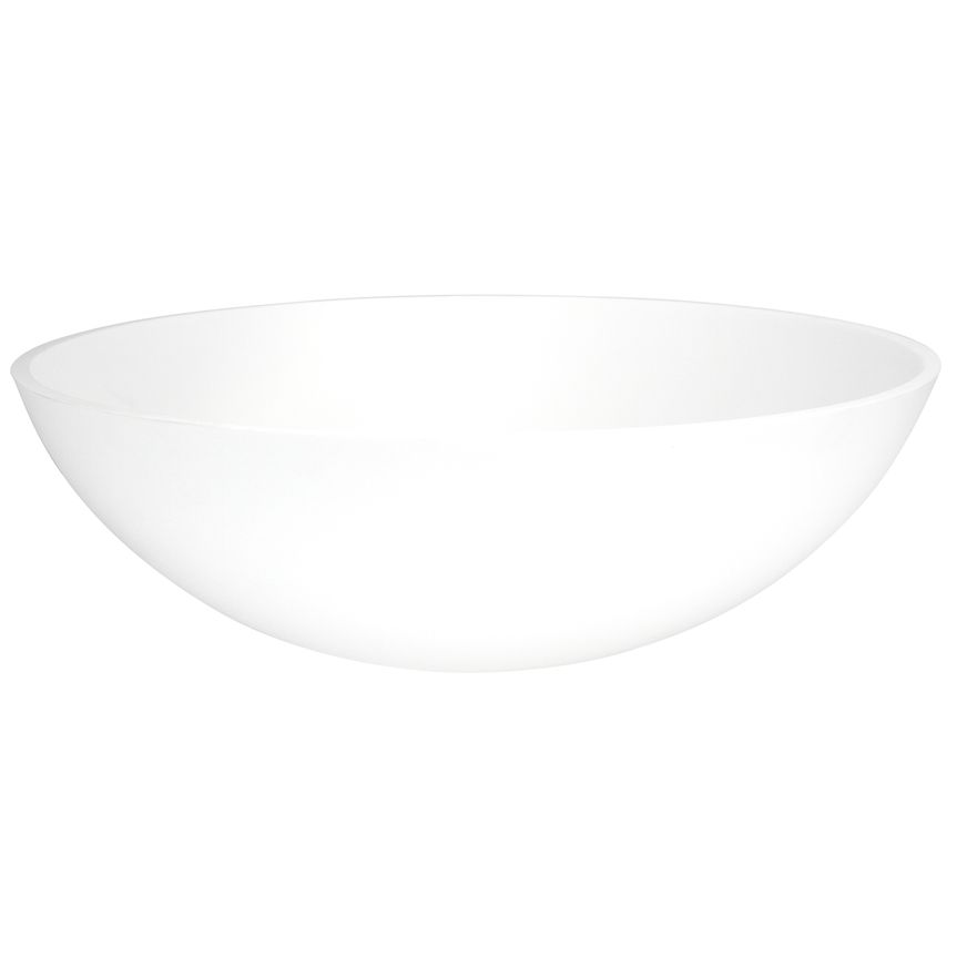 iStone Round Basin 400 x 130mm Matte White