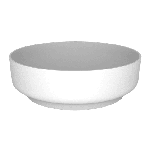 iStone Round Basin 400mm Matte White