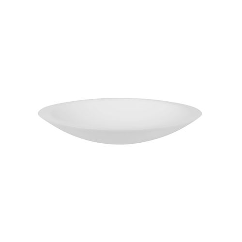 iStone Oval Basin 600 x 105 x 350mm Matte White