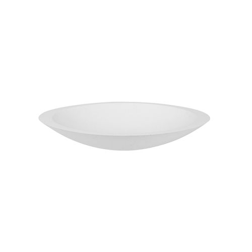 iStone Oval Basin 600 x 105 x 350mm Snow Quartz