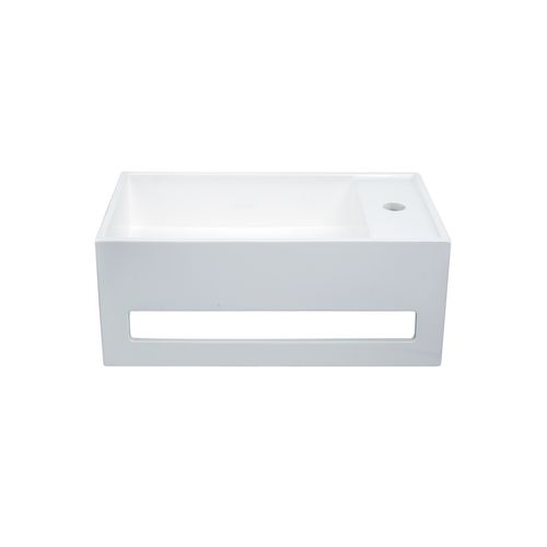 iStone WC Basin 500 x 300 x 200mm Gloss White