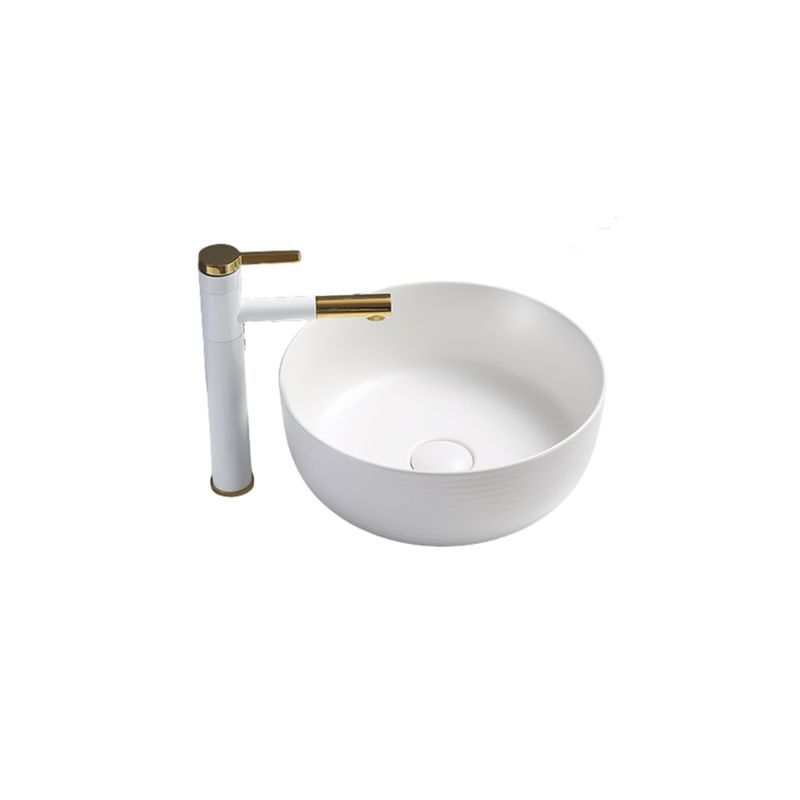 Unika Capri White Matt Basin
