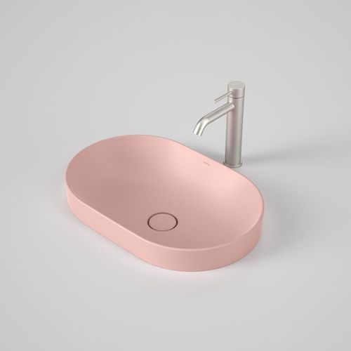 Liano II 530mm Pill Inset Basin - Matte Pink