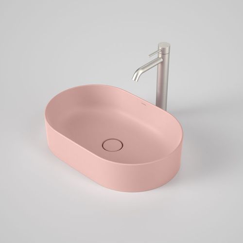 Liano II 530mm Pill Above Counter Basin - Matte Pink