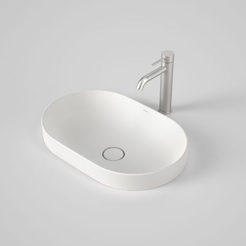 Liano II 530mm Pill Inset Basin - Matte White