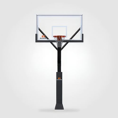 B4800W 72" Fixed Height Hoop - Glass Backboard