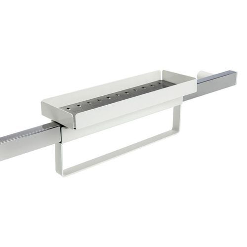 Ponte Giulio Shelf & Rail Powder Coated SS