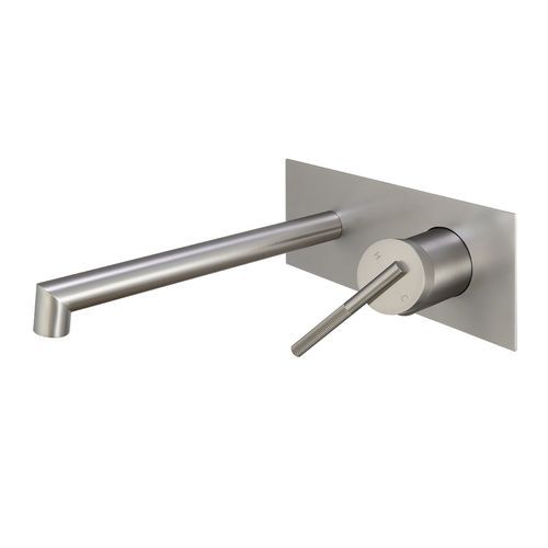 Caddence Wall Mixer with Spout Brushed Nickel