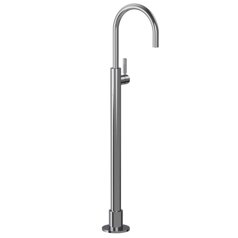 Buddy Pro Round Floor Mount Bath Filler No Handshower