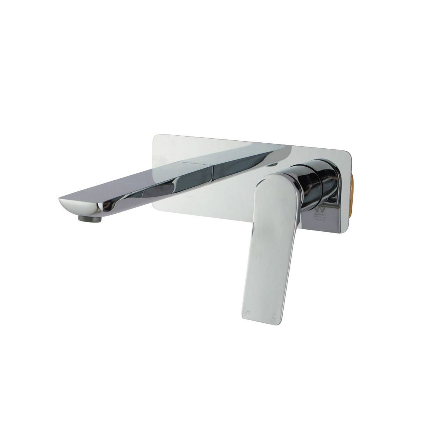 Rushy Wall Mixer with Spout Chrome