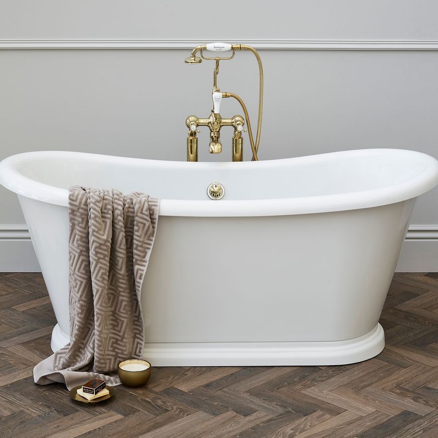 Claremont Bath Shower Mixer Deck Mounted