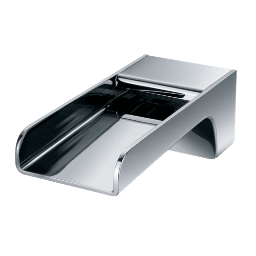 Cascade Wall Mounted Bath Spout Chrome
