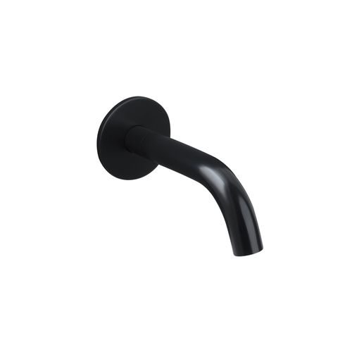 Carbon Wall Mounted Short Bath Spout Satin Black