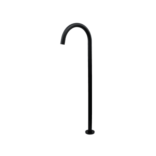 Carbon Floor Mounted Bath Spout Satin Black