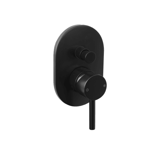 Shower Divert Mixer Satin Black