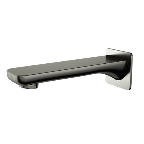 Flint Wall Mounted Bath Spout Gun Metal