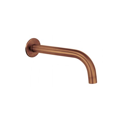 Loft Wall Mounted Bath Spout Brushed Copper (Round)