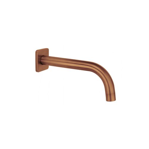 Loft Wall Mounted Bath Spout Brushed Copper