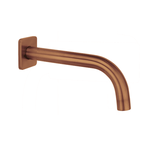 Loft Wall Mounted Bath Spout Brushed Copper