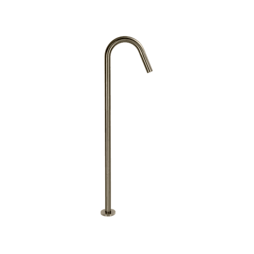 Loft Floor Mounted Bath Spout Gun Metal