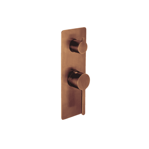 Loft Shower Divert Mixer Brushed Copper