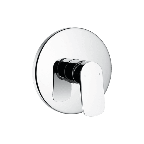 Modern Linea Shower/Bath Mixer Chrome (Round Faceplate)