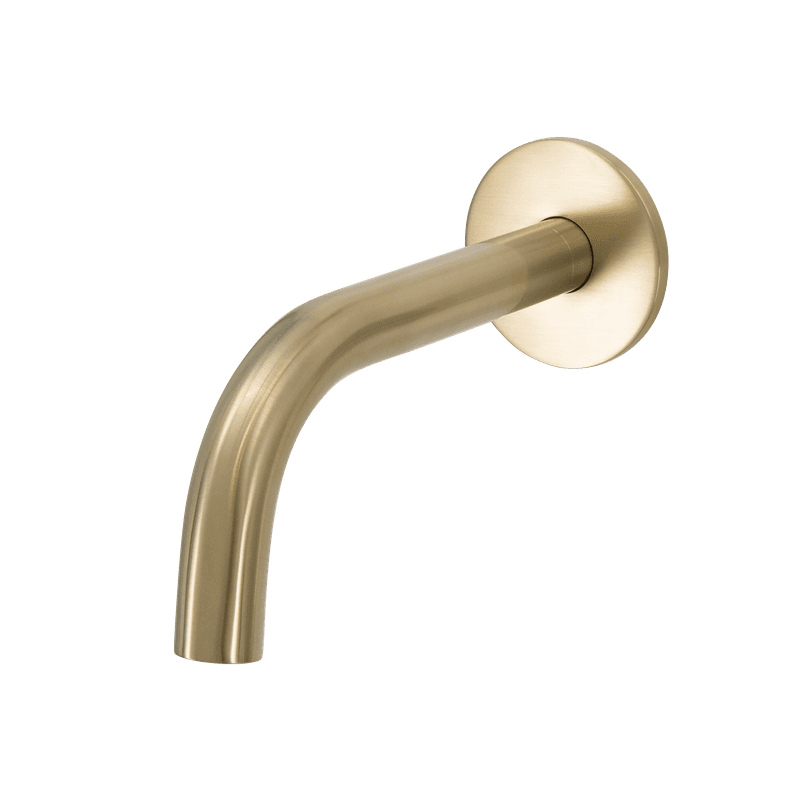 Scarab Wall Mounted Bath Spout Brushed Gold