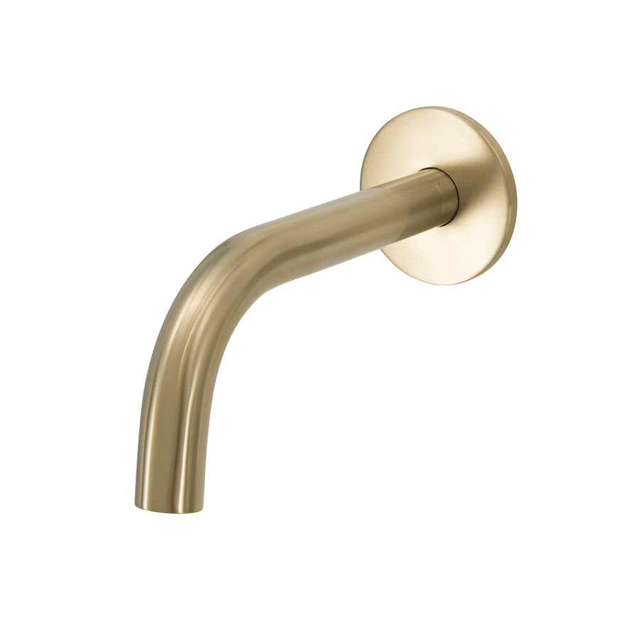 Scarab Wall Mounted Bath Spout Brushed Gold