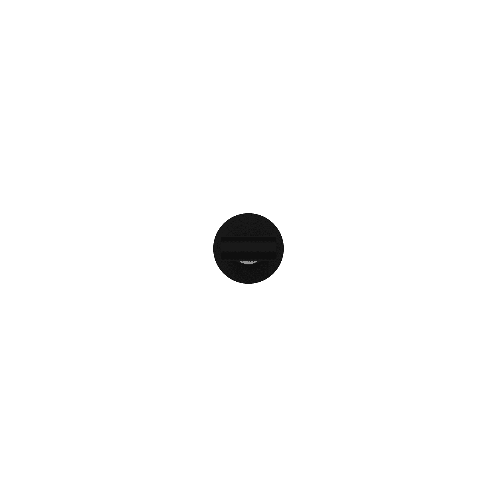 Bianca Fixed Bath Spout 200mm | Matte Black