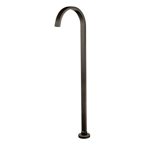 Freestanding Minimal Bath Spout - ROC04 - Brushed Gunmetal