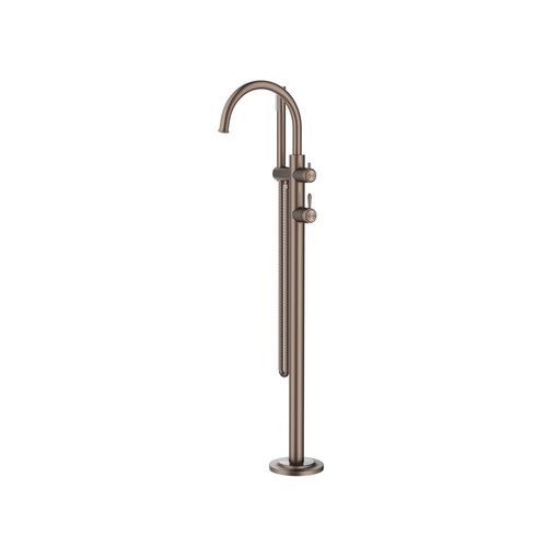 Mica Heritage Freestanding Bath Mixer with Hand Shower