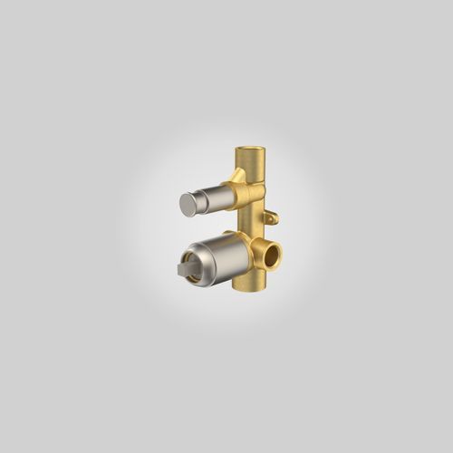 Luna Bath Shower Mixer With Diverter Inwall Body