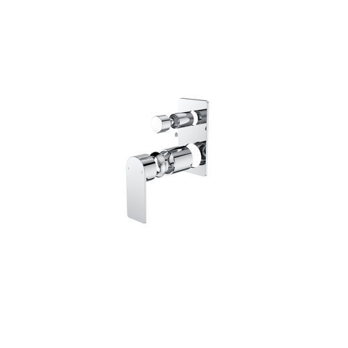 Urbane II Bath/Shower Mixer with Diverter Trim Kit Rectangular Cover Plate