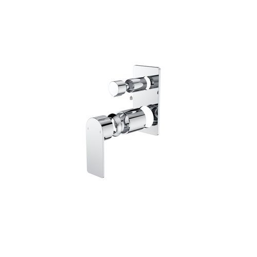 Urbane II Bath/Shower Mixer with Diverter Trim Kit Rectangular Cover Plate