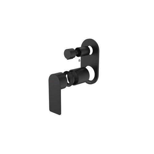 Urbane II Bath/Shower Mixer with Diverter Trim Kit Rounded Cover Plate