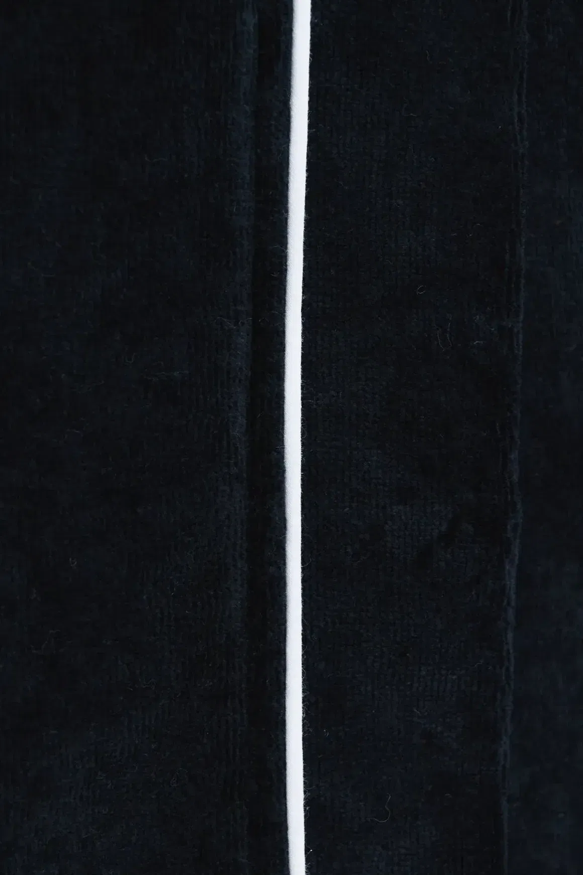 Cotton Velour Bathrobes with Piping